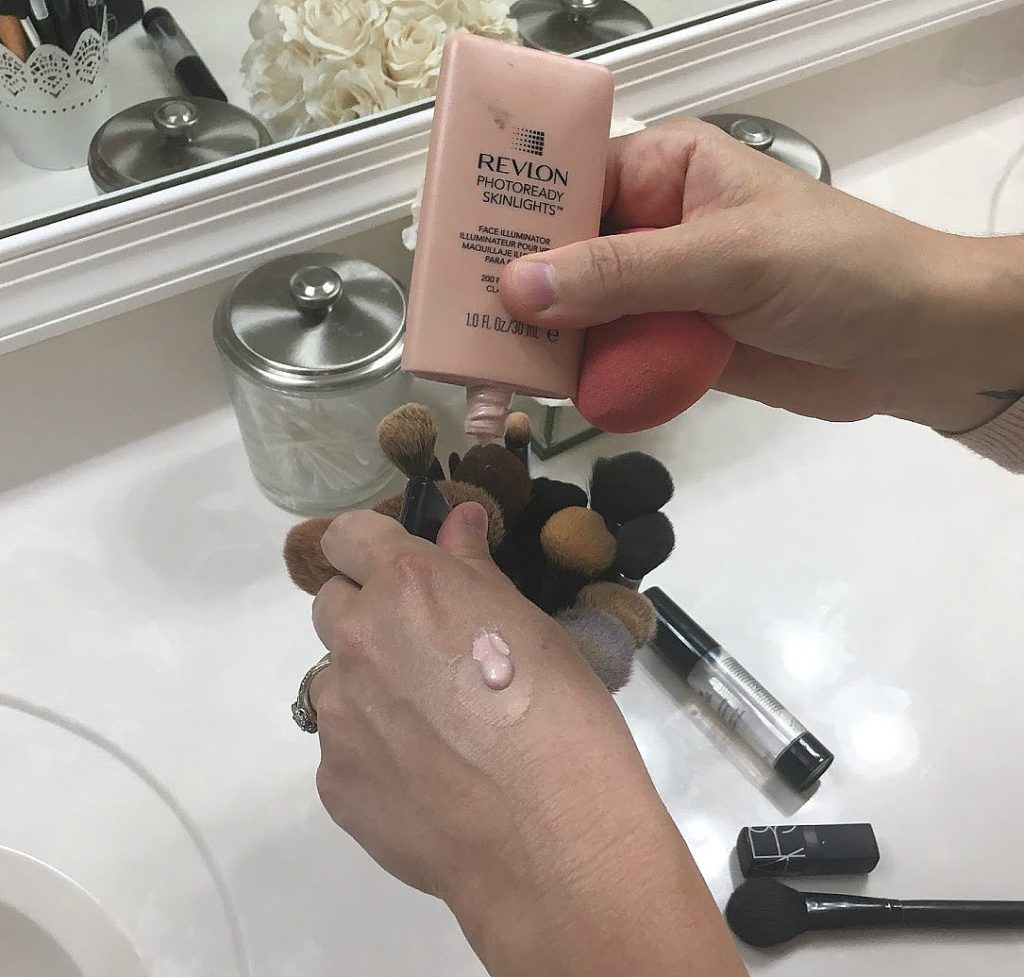 My Cancer Chic Blogger Anna Crollman Makeup Routine: liquid highlighter by Revlon