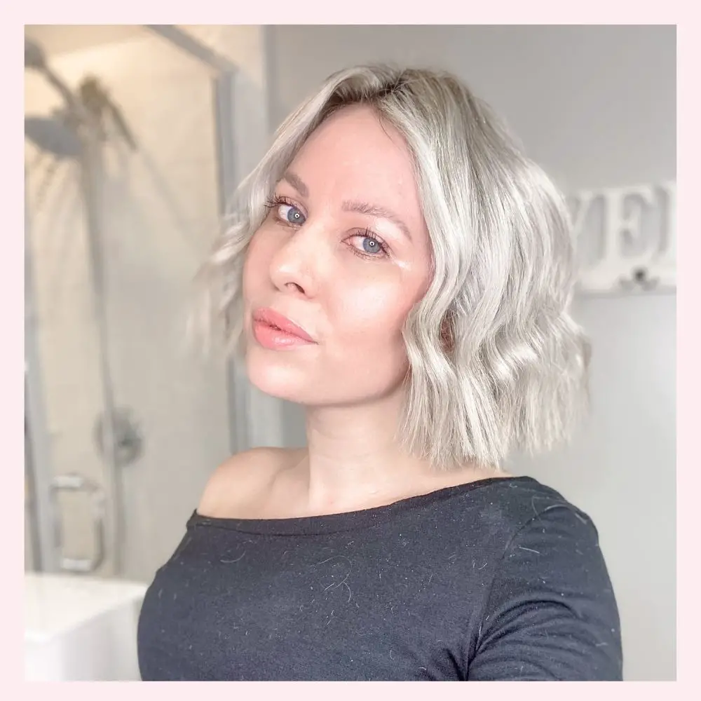 How to Curl Short Hair with a Flat Iron (2023) - My Cancer Chic