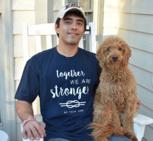 Caregiver, supportive, By your side shirt, Husband, Dog