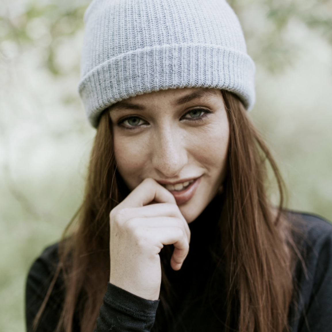 Cashmere Beanie in Warm Brunette Dear Martha