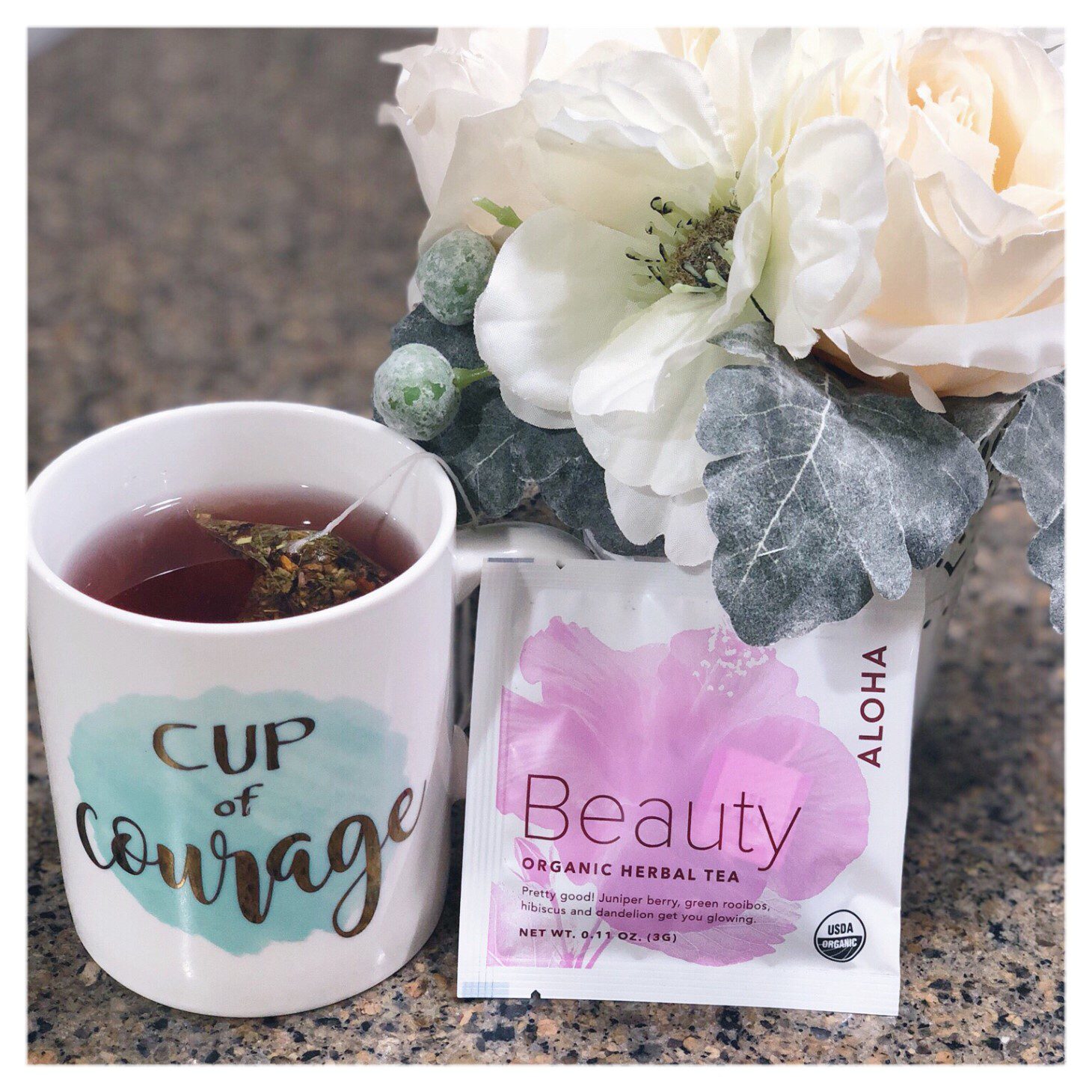 Self care habits cup of tea