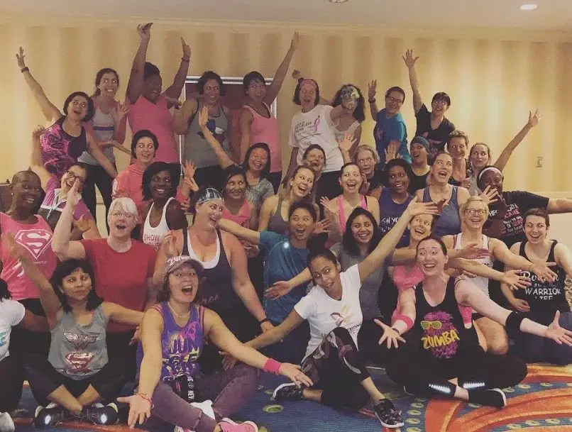 2018 YSC Summit - Zumba class group photo