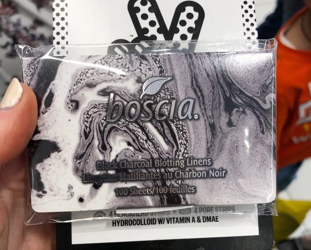 Boscia Charcoal oil blotting papers
