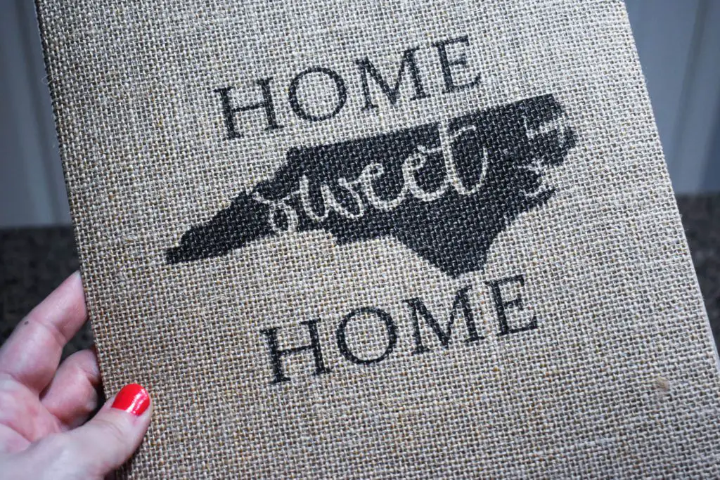 Southern Women's Show Raleigh_Dogwood Depot Burlap Sign