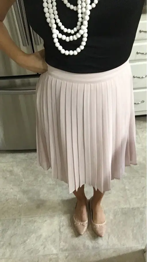 Tips for shopping resale pink chiffon skirt outfit