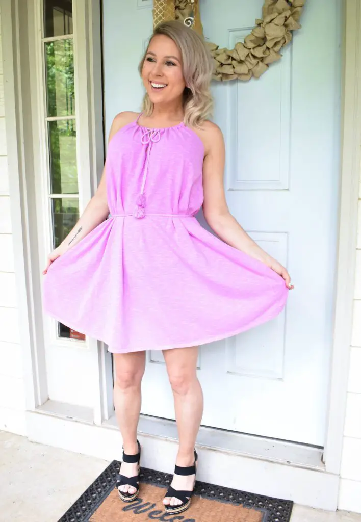 Summer Style on a Budget_ Pink dress