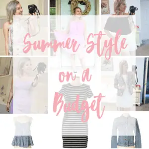 Budget Summer Style Collage