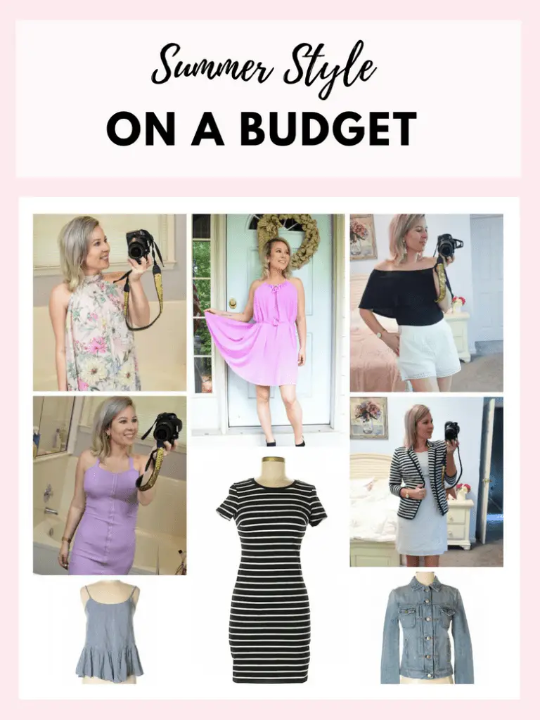 Budget Summer Style Collage