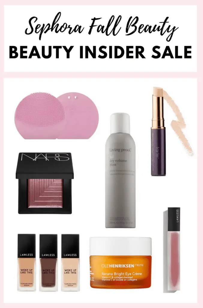 My Cancer Chic Blogger Anna Crollman shares Fall Sephora Beauty Favorites - in photo: collage of skin and beauty products