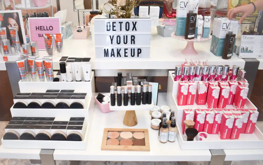 My Cancer Chic Blogger Anna Crollman shares clean beauty detox - in photo: products at Raleigh's First Clean Beauty Boutique