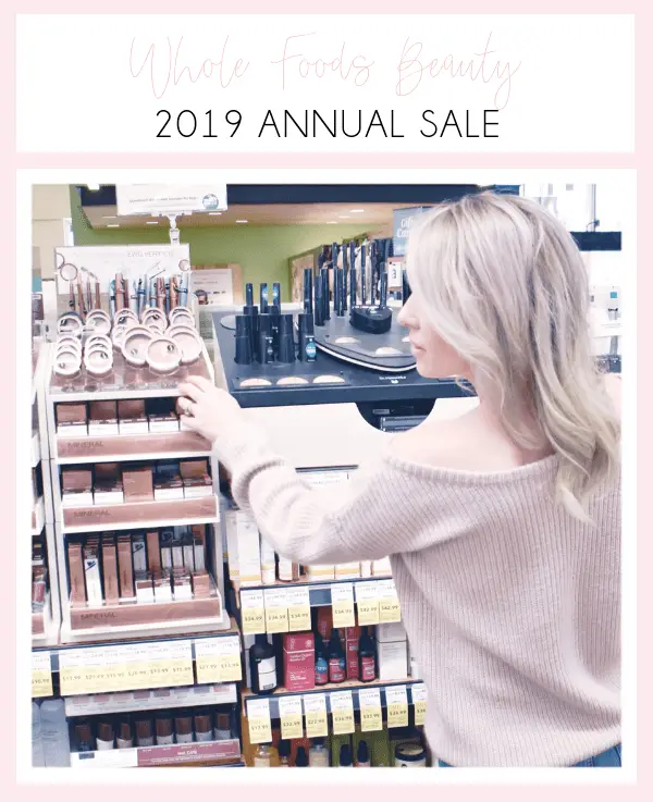 Whole Foods Beauty Sale _Header Image