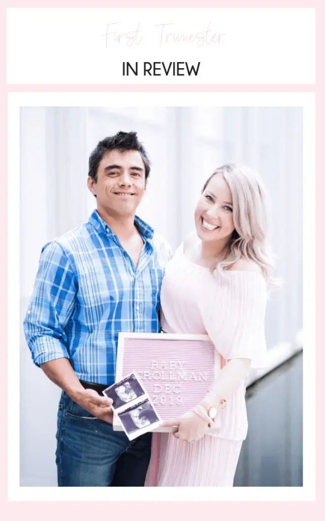 Pregnancy After Loss by My Cancer Chic Blogger Anna Crollman: couple holding an ultrasound