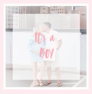 Gender Reveal Photoshoot_It's a Boy