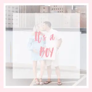 Gender Reveal Photoshoot_It's a Boy
