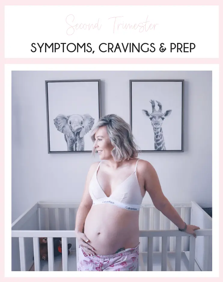 My Cancer Chic Blogger Anna Crollman shares her second trimester experiences - in photo woman standing near a crib