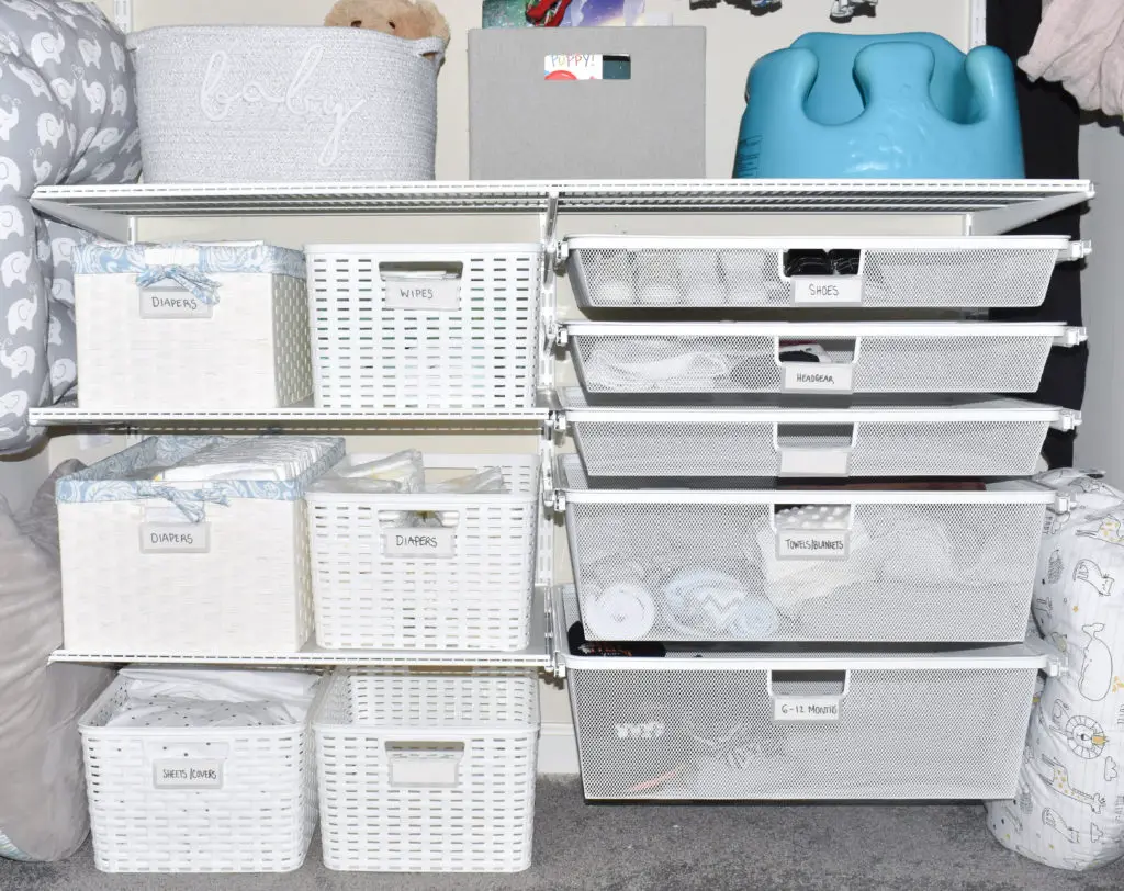 Nursery Closet_Baby Boy_Container Store Organization 