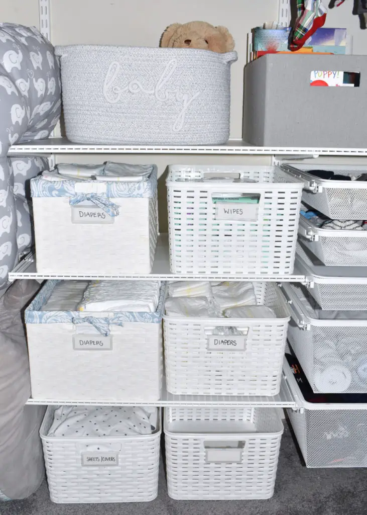 Nursery Closet_Baby Boy_Container Store Organization 