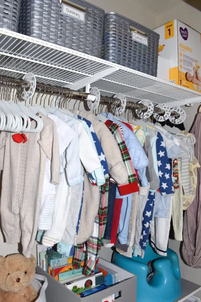 Nursery Closet_Baby Boy_Container Store Organization 