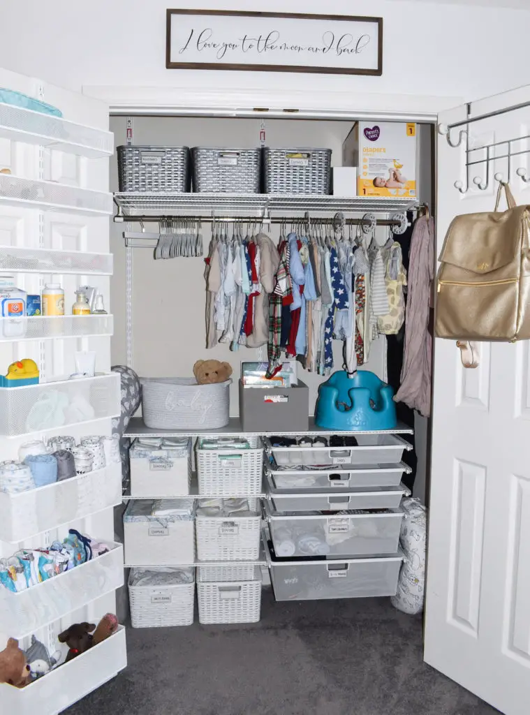 Nursery Closet_Baby Boy_Container Store Organization 