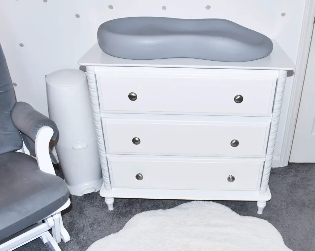 Baby Boy Neutral Nursery _ Changing Table