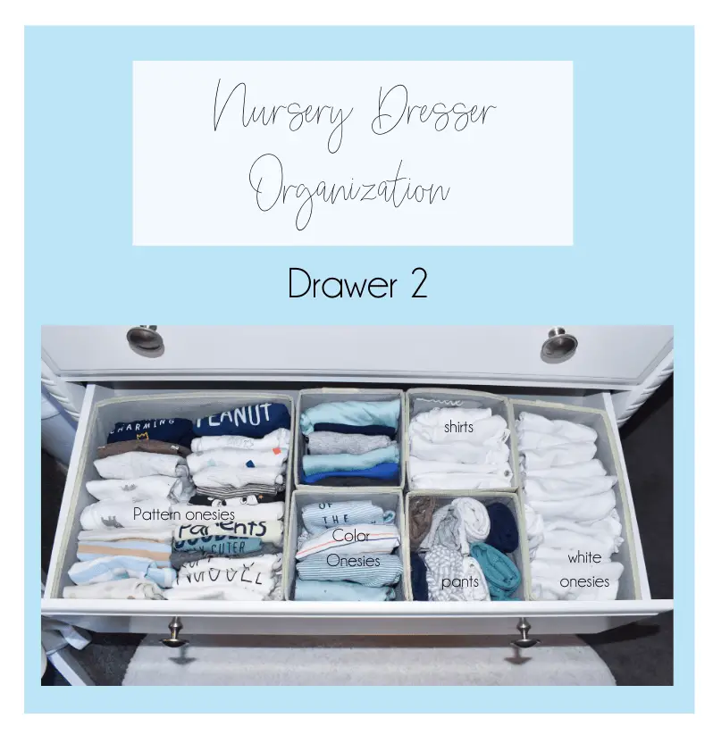 Nursery Dresser Organization_Baby Boy
