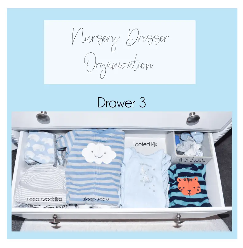 Nursery Dresser Organization_Baby Boy