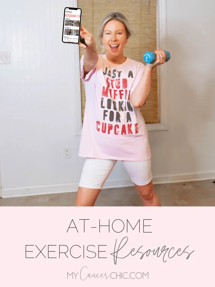 At-home workout resources Headers, woman working out