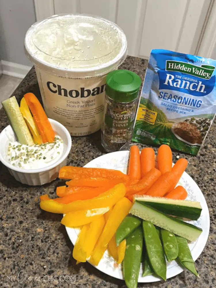 My Favorite Snacks_Homemade nonfat ranch dip