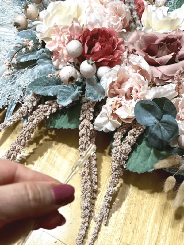 DIY Oversized Dried Floral Wall Art