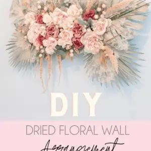 DIY Dried Floral Wall Art _Pinterest