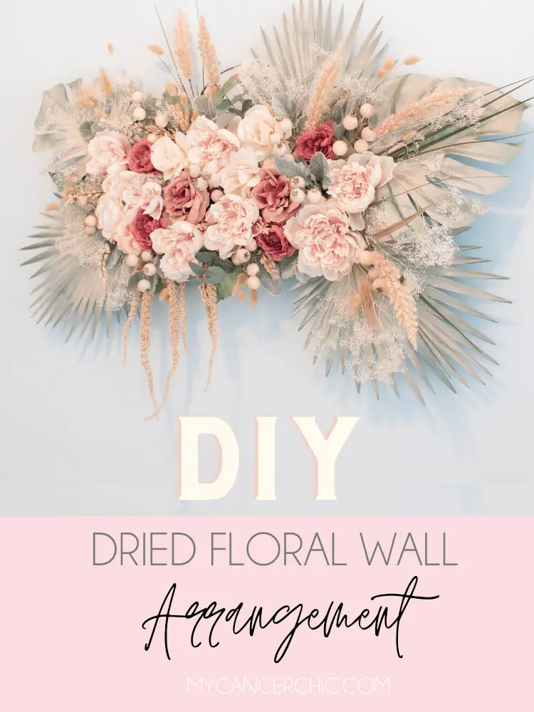 DIY Dried Floral Wall Art _Pinterest
