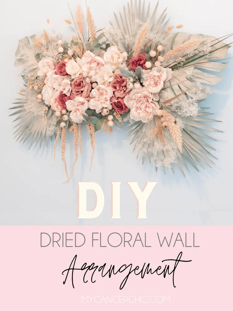 DIY Dried Floral Wall Art _Pinterest DIY Dried Floral Wall Art _Pinterest
