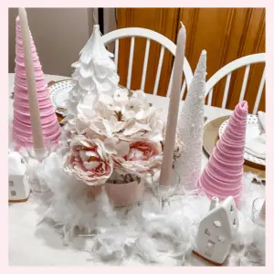Pink & White Christmas Tablescape _Square