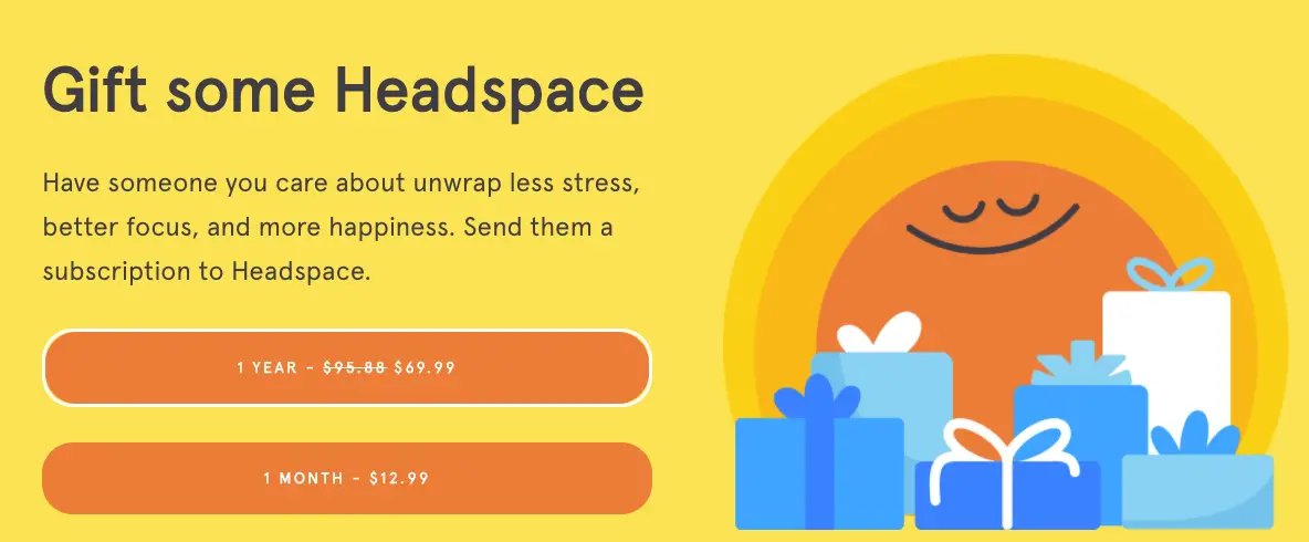 Self Care Holiday Gift Ideas - Meditation App