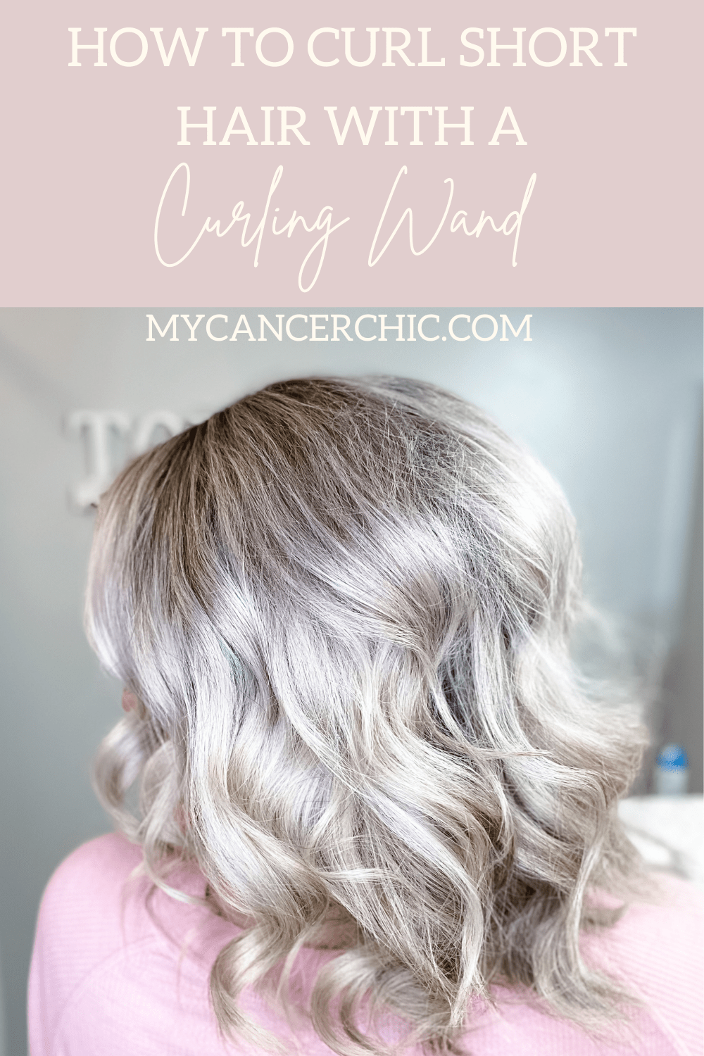 using a curling wand