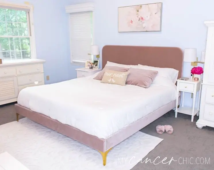 CHIC PINK UPHOLSTERED BED_DIY.13