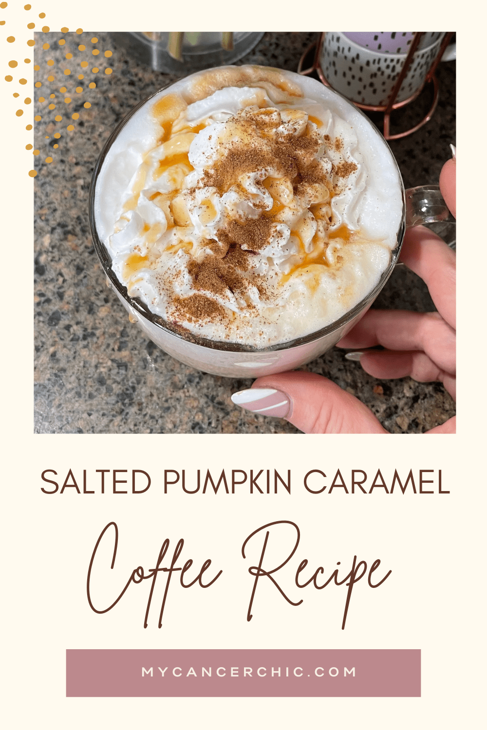 Salted Caramel Pumpkin Latte Recipe - fall coffee recipes