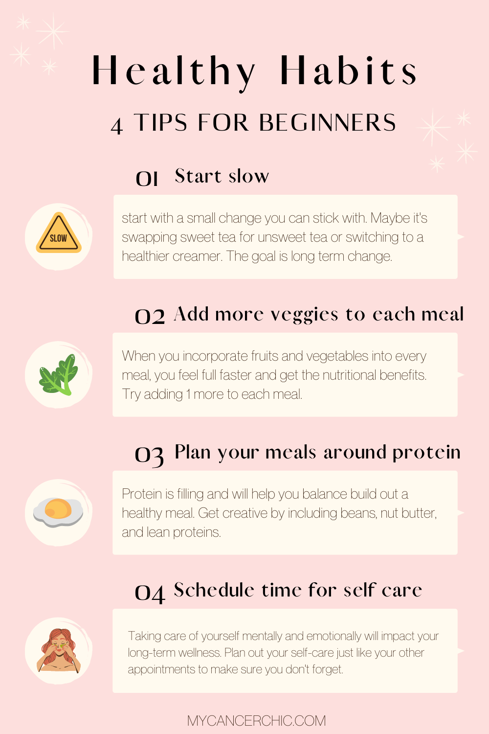 8 EASY TIPS FOR LIVING A HEALTHY LIFE THIS YEAR _graphic collage