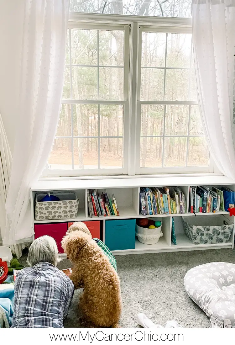 Toddler Bedroom Organization_bookshelf