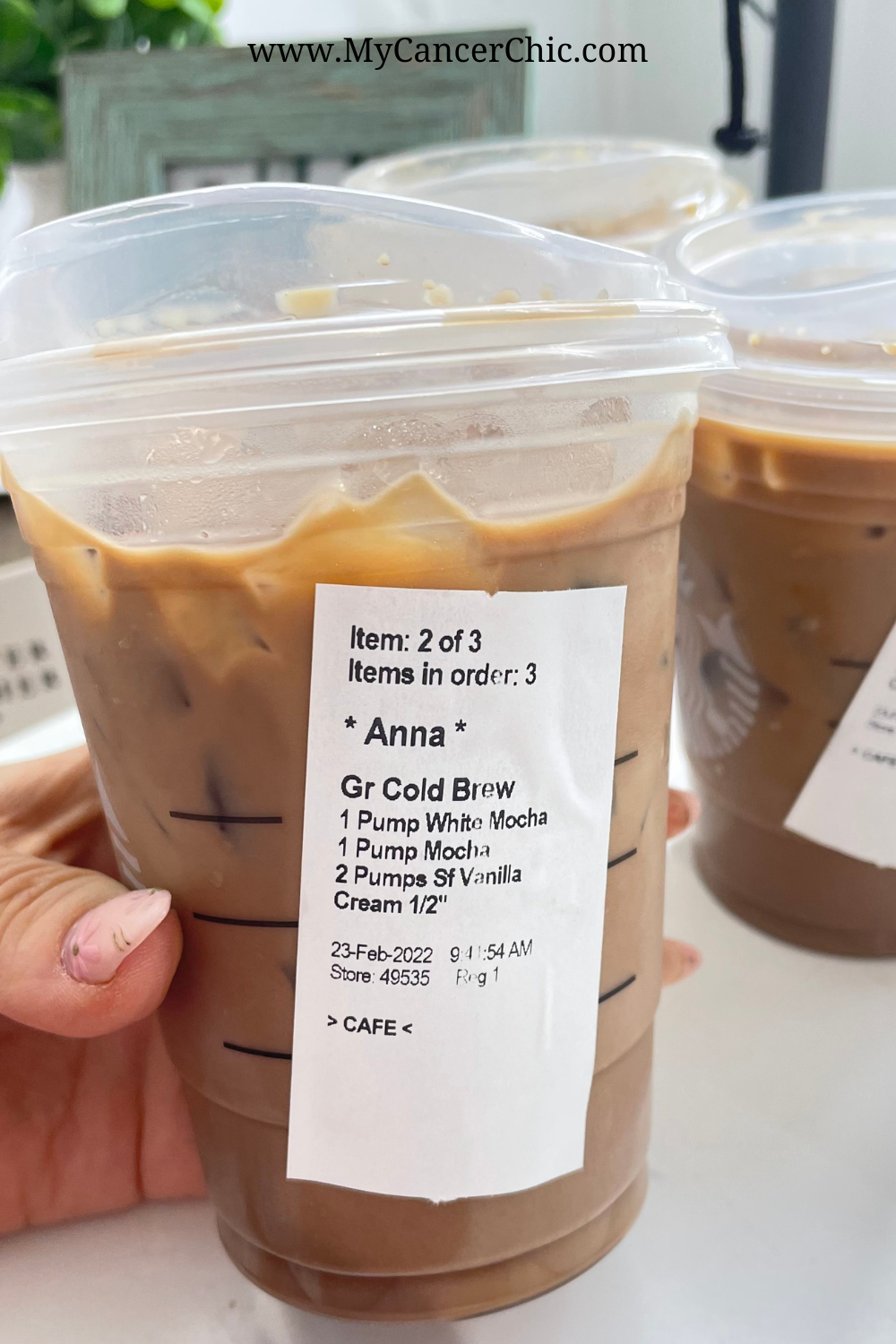 starbucks iced coffee order ideas