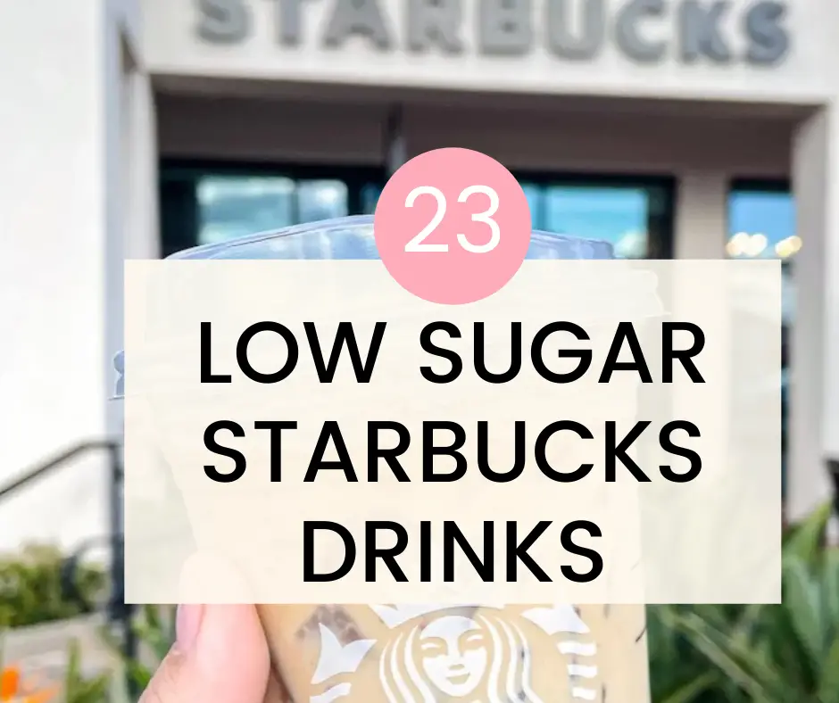 starbucks low sugar low carb drinks