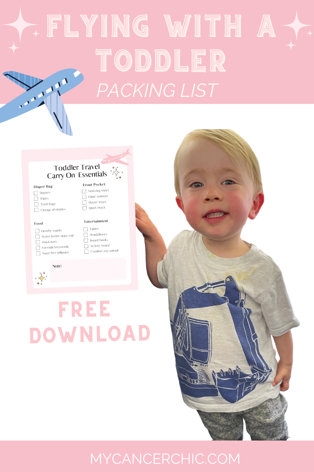 Top 13 Tips for Traveling with Toddlers on a Plane - My Cancer Chic