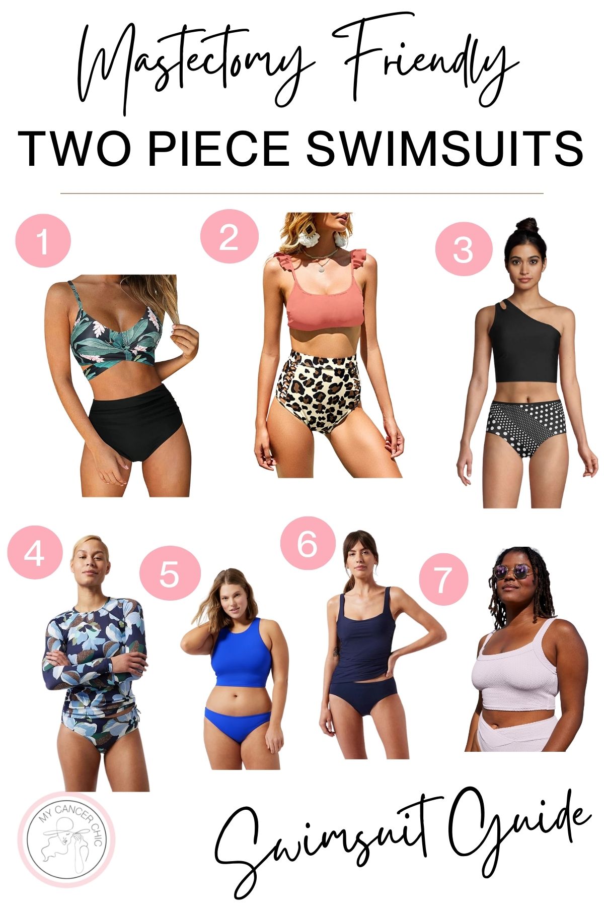 two-piece-mastectomy swimsuits-collage