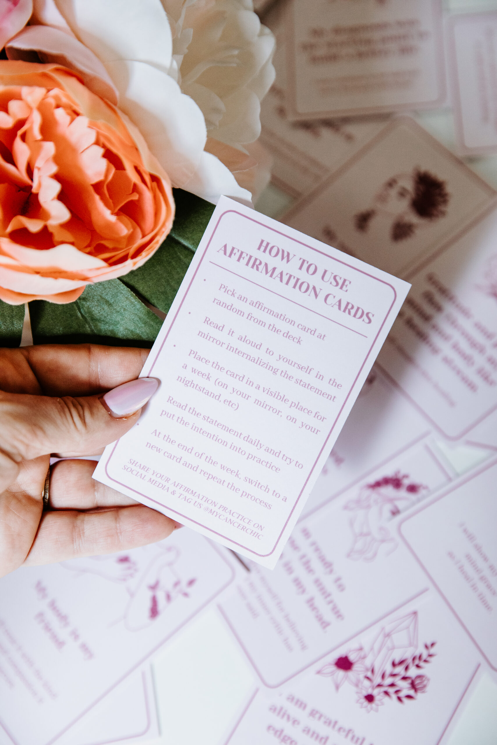 How to Use Affirmation Cards