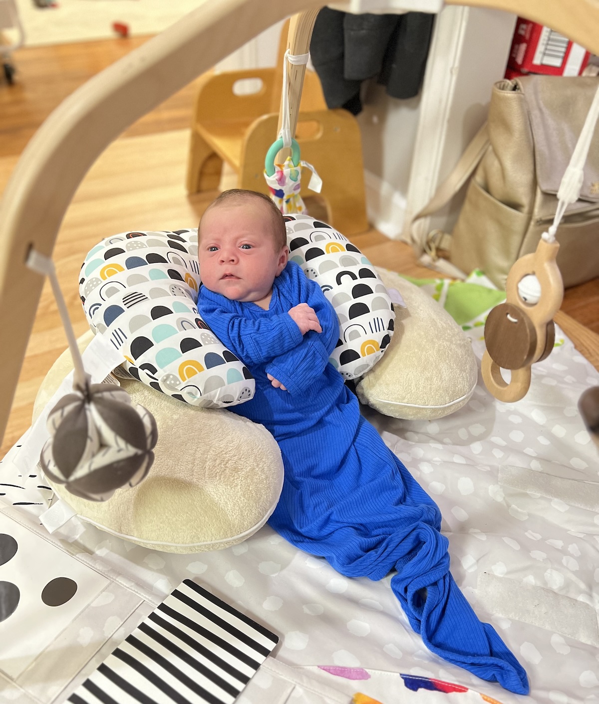 Newborn Essentials Checklist: boppy pillow