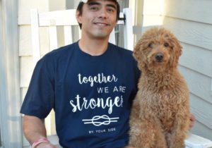 Caregiver, supportive, By your side shirt, Husband, Dog